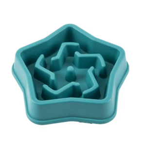 Cyjanowa SMART Miska – Antypoślizgowa Slow Food dla Psów i Kotów