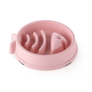 Różowa SMART Miska – Antypoślizgowa Slow Food dla Psów i Kotów